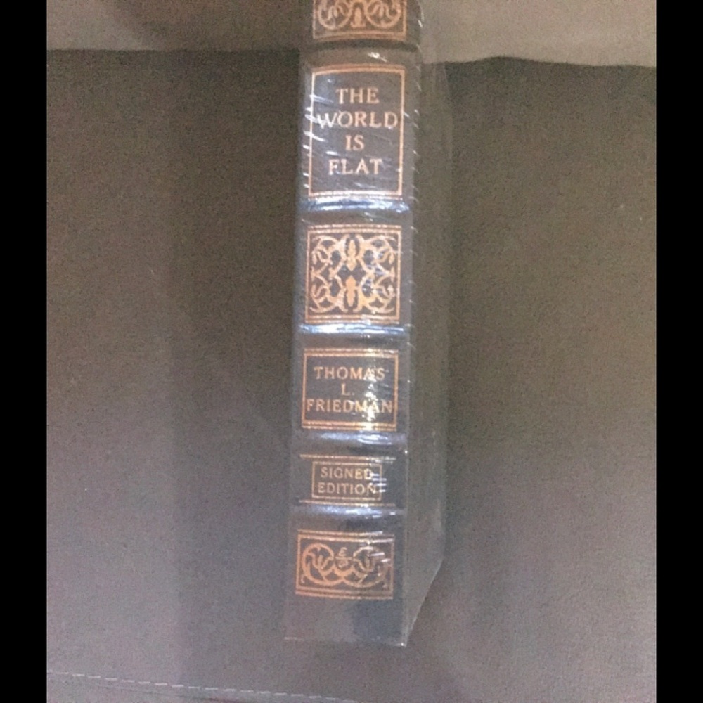 Leatherbound signed unopened by a Thomas Friedman